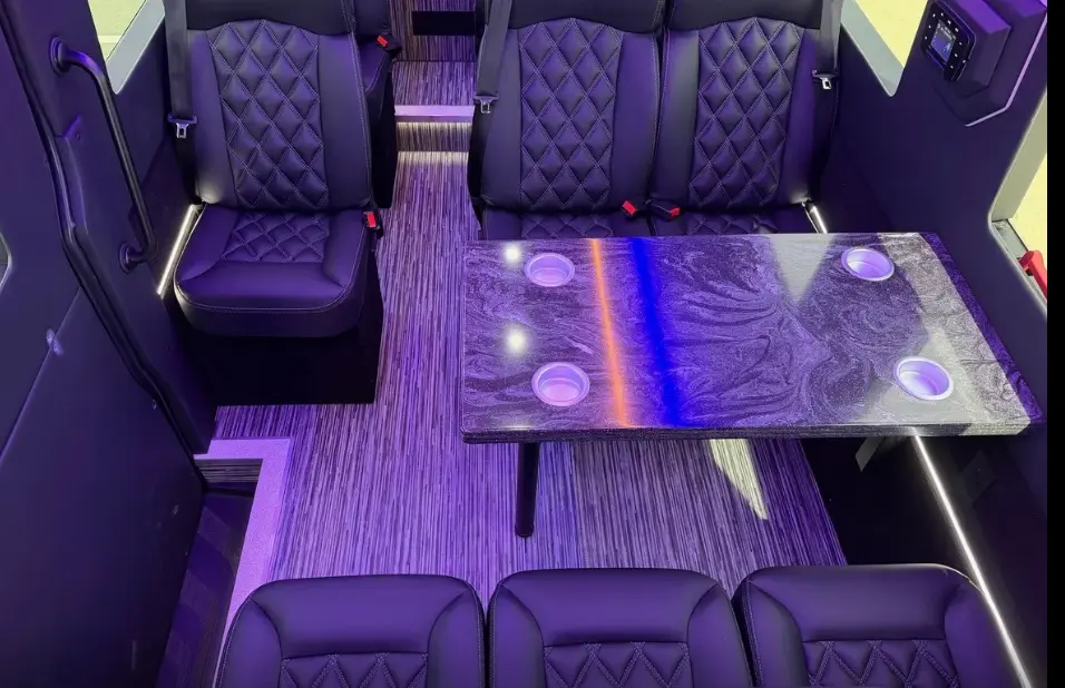 13-Passenger Executive Sprinter – Table seating